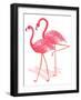 Flamingo Walk Watercolor II-Andi Metz-Framed Art Print