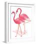 Flamingo Walk Watercolor II-Andi Metz-Framed Art Print