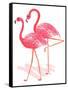 Flamingo Walk Watercolor II-Andi Metz-Framed Stretched Canvas