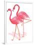 Flamingo Walk Watercolor II-Andi Metz-Framed Art Print