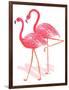 Flamingo Walk Watercolor II-Andi Metz-Framed Art Print