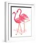 Flamingo Walk Watercolor II-Andi Metz-Framed Art Print