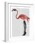 Flamingo with Kinky Boots-Fab Funky-Framed Art Print