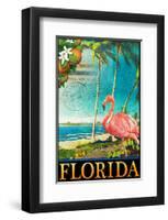 Flamingo-Chris Vest-Framed Premium Giclee Print