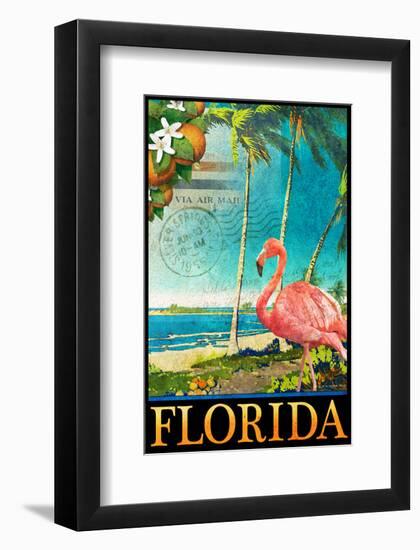 Flamingo-Chris Vest-Framed Premium Giclee Print