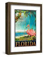 Flamingo-Chris Vest-Framed Premium Giclee Print