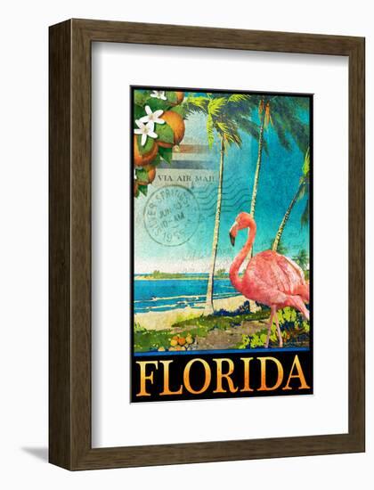 Flamingo-Chris Vest-Framed Premium Giclee Print