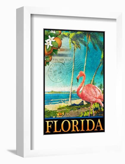Flamingo-Chris Vest-Framed Premium Giclee Print