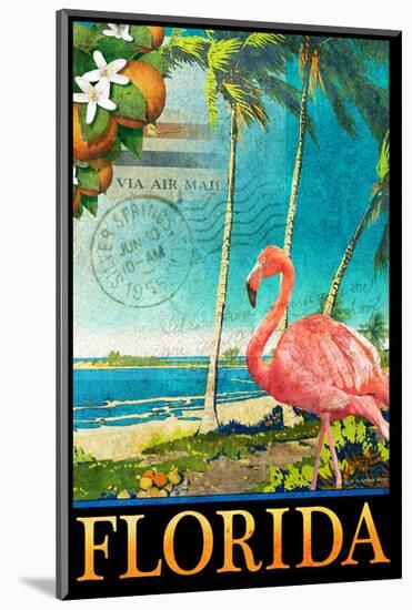 Flamingo-Chris Vest-Mounted Premium Giclee Print