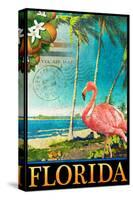 Flamingo-Chris Vest-Stretched Canvas