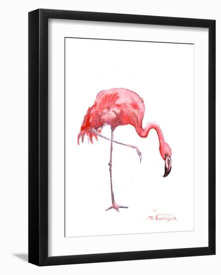 Flamingo-Suren Nersisyan-Framed Art Print