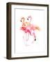 Flamingo-Suren Nersisyan-Framed Art Print