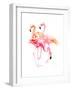 Flamingo-Suren Nersisyan-Framed Art Print