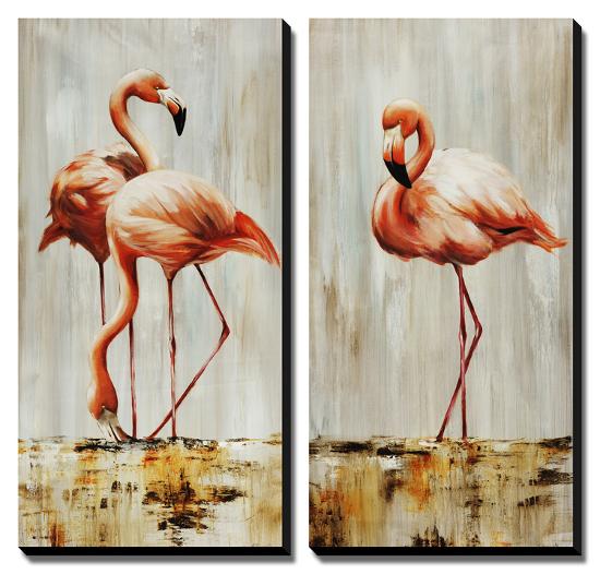 Flamingo-Sydney Edmunds-Stretched Canvas