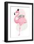 Flamingo-Ayse-Framed Art Print