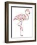 Flamingo-Louise Tate-Framed Giclee Print