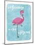 Flamingo-Erin Clark-Mounted Giclee Print