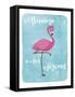 Flamingo-Erin Clark-Framed Stretched Canvas