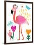 Flamingo-Jennifer McCully-Framed Art Print