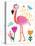 Flamingo-Jennifer McCully-Stretched Canvas