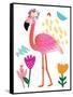 Flamingo-Jennifer McCully-Framed Stretched Canvas