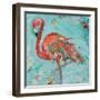 Flamingo-Kellie Day-Framed Art Print