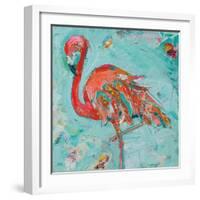 Flamingo-Kellie Day-Framed Art Print