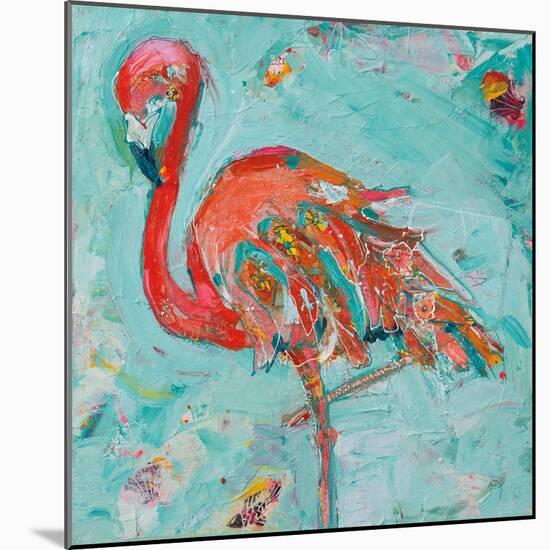 Flamingo-Kellie Day-Mounted Art Print