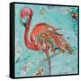 Flamingo-Kellie Day-Framed Stretched Canvas