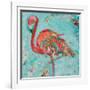 Flamingo-Kellie Day-Framed Art Print