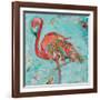 Flamingo-Kellie Day-Framed Art Print