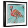 Flamingo-Kellie Day-Framed Art Print