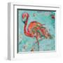 Flamingo-Kellie Day-Framed Art Print