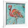 Flamingo-Kellie Day-Framed Art Print