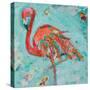 Flamingo-Kellie Day-Stretched Canvas