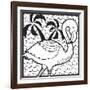 Flamingo-Hello Angel-Framed Giclee Print