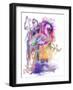 Flamingo-Stephanie Analah-Framed Giclee Print