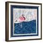 Flamingo-David Sheskin-Framed Giclee Print