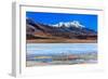 Flamingoes in Laguna Verde ,Bolivia-nok3709001-Framed Photographic Print