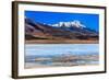 Flamingoes in Laguna Verde ,Bolivia-nok3709001-Framed Photographic Print