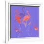 Flamingoes-Anna Platts-Framed Giclee Print