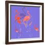 Flamingoes-Anna Platts-Framed Giclee Print