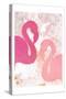 Flamingos 2-Kimberly Allen-Stretched Canvas