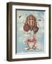 Flamingos in Teacup-Fab Funky-Framed Art Print