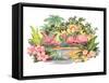 Flamingos in the Tropics-null-Framed Stretched Canvas