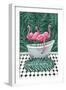 Flamingos in Tub-Yvette St. Amant-Framed Art Print