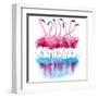 Flamingos Watercolor Painting-Kamieshkova-Framed Art Print