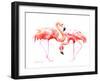 Flamingos-Suren Nersisyan-Framed Art Print