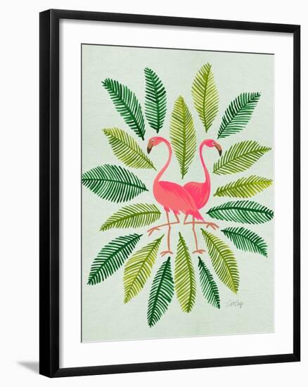 Flamingos-Cat Coquillette-Framed Art Print