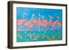 Flamingos-Julie DeRice-Framed Art Print